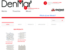 Tablet Screenshot of denmarmarble.com